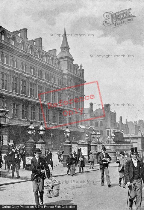 Photo of London, Cannon Street, Hotel And Railway Station c.1895