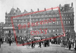 Charing Cross, The Hotel And Railway Station c.1895, London