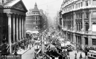 London, Cheapside and Mansion House 1915