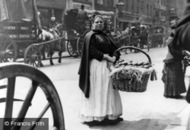 Cheapside, Apple Seller c.1890, London