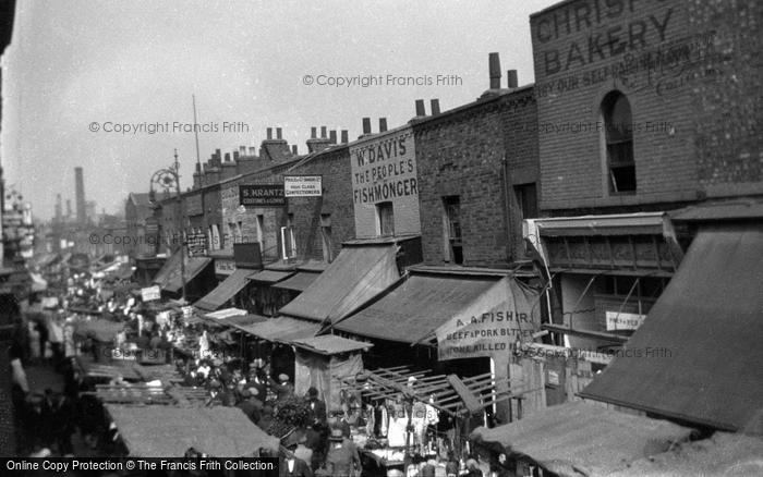Photo of London, Chrisp Street Market, Poplar c.1950
