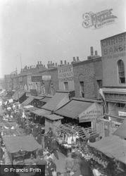 Chrisp Street Market, Poplar c.1950, London