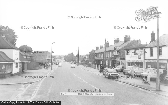 Photo of London Colney, High Street c.1966