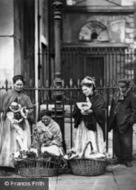 Covent Garden Flower Sellers 1877, London