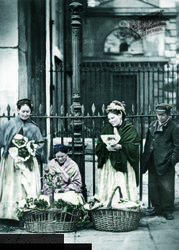 Covent Garden Flower Sellers 1877, London