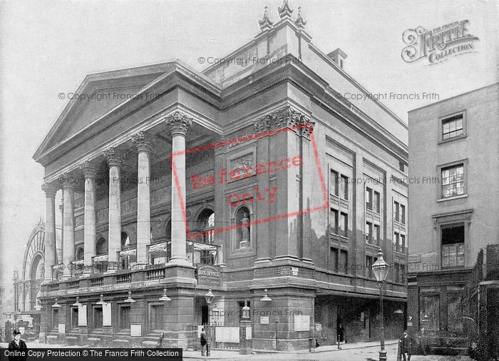 Photo of London, Covent Garden Theatre From Bow Street c.1895