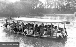 Crystal Palace, Excursion Boat In The Park 1890, London