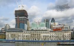 Custom House And The 'walkie-Talkie' Building, From HMS Belfast 2012, London