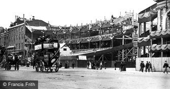 London, Diamond Jubilee Grandstand, Whitehall 1897
