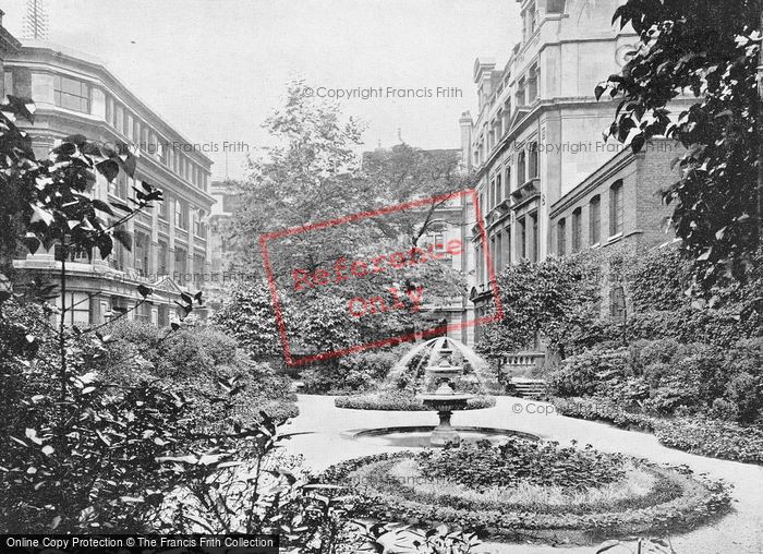 Photo of London, Drapers' Hall, The Gardens c.1895