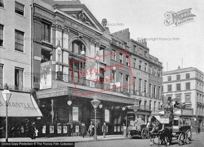 Photo of London, Empire Theatre c.1895