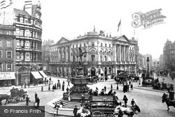 Eros And Piccadilly Circus c.1895, London