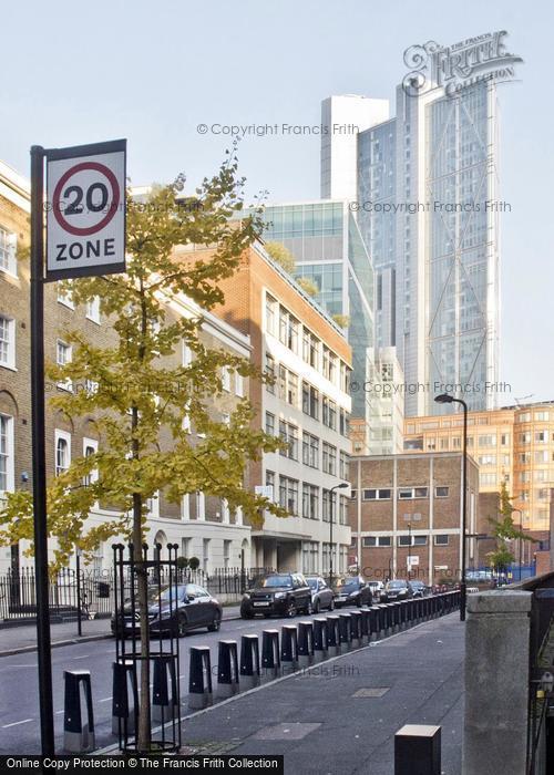 Photo of London, Finsbury, Sun Street Towards Broadgate Tower  2015