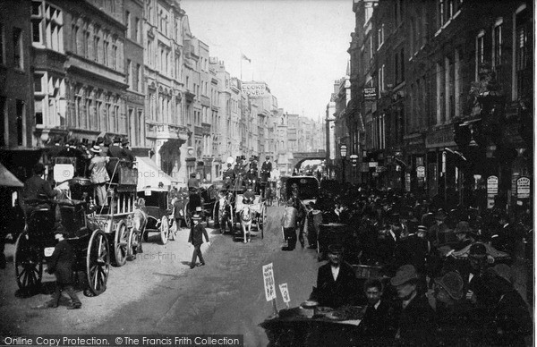 Photo of London, Fleet Street, Looking East c.1895