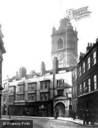 Fore Street And Church Of St Giles, Cripplegate c.1880, London