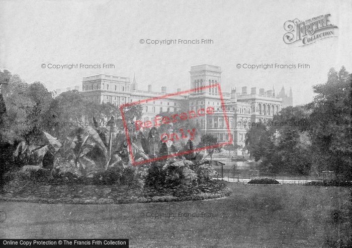 Photo of London, Foreign Office From St James's Park c.1895