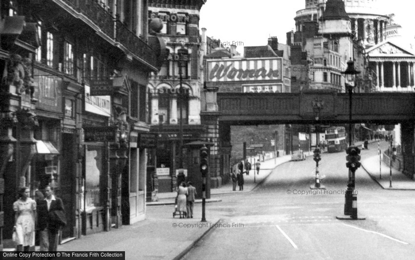 London, from Fleet Street c1950