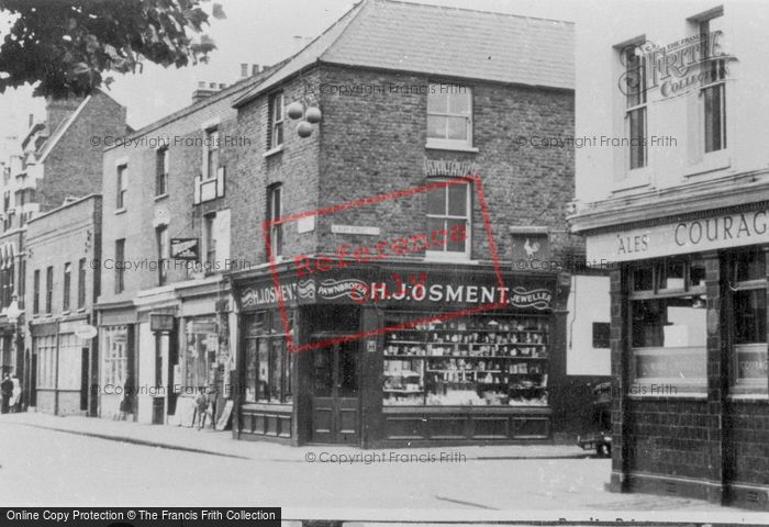 Photo of London, H J Osment, Jeweller And Pawnbroker, Church Street, Deptford c.1900