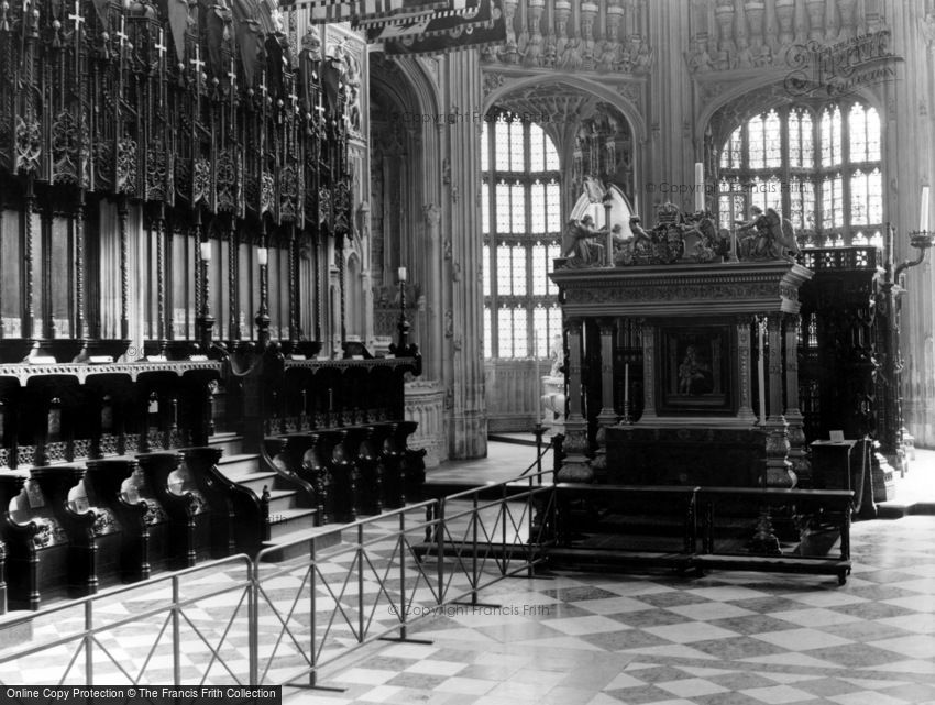 London, Henry VII Chapel, Westminster Abbey c1965