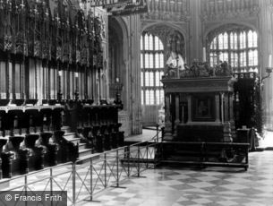 London, Henry VII Chapel, Westminster Abbey c1965