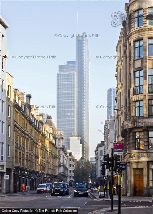 Photo of London, Heron Tower Down London Wall From Moorgate Street 2010
