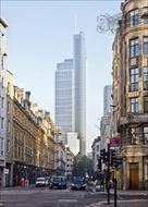 Heron Tower Down London Wall From Moorgate Street 2010, London