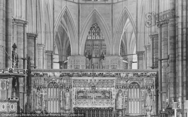 Photo of London, High Altar, Westminster Abbey c.1965