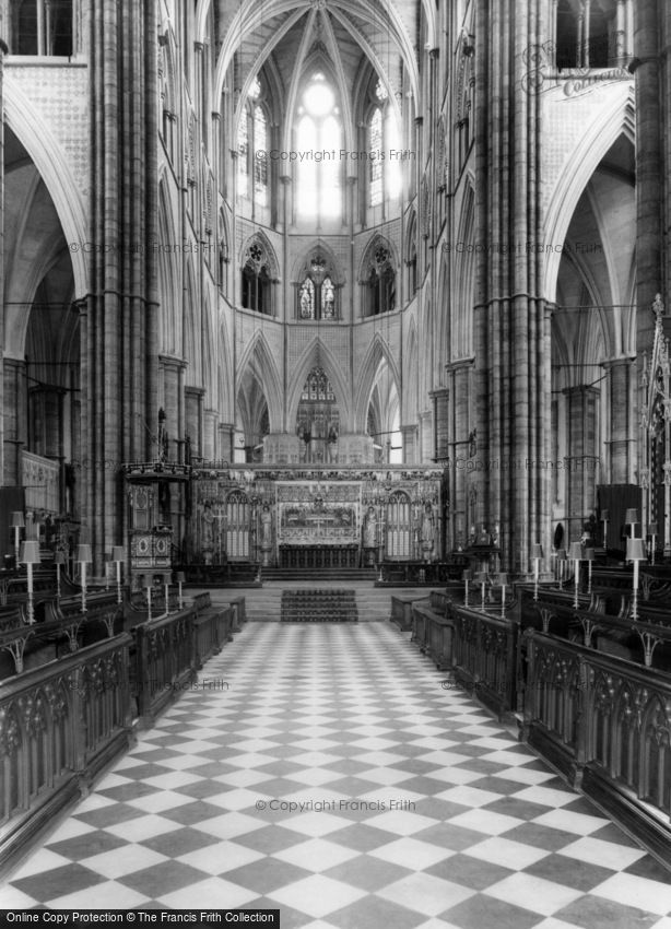 London, High Altar, Westminster Abbey c1965