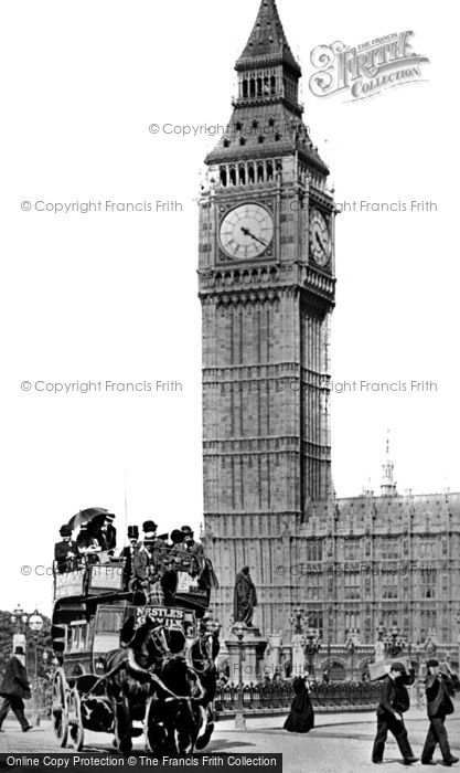 Photo of London, Houses Of Parliament 1897