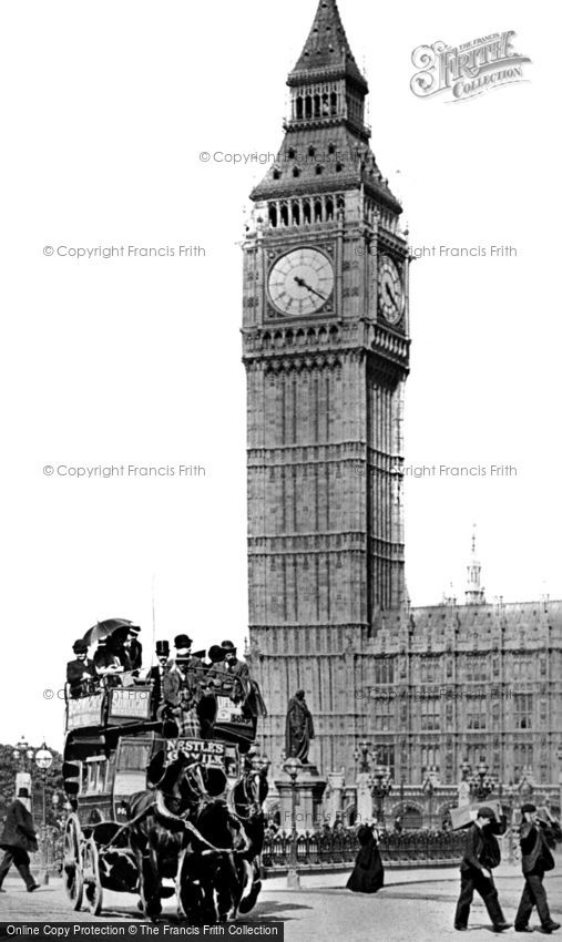 London, Houses of Parliament 1897