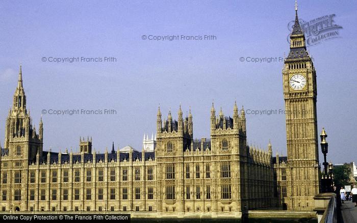 Photo of London, Houses Of Parliament 1990