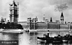 Houses Of Parliament c.1949, London