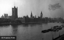 Houses Of Parliament c.1950, London