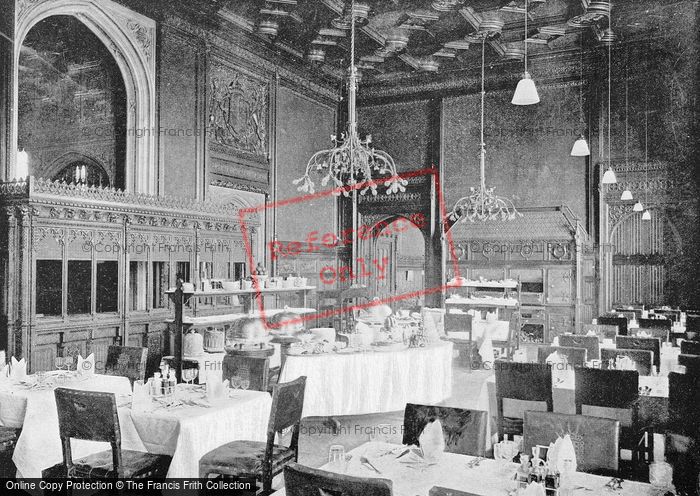 Photo of London, Houses Of Parliament, The House Of Commons' Dining Room c.1895