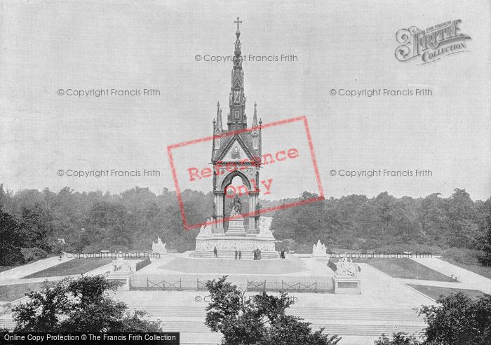 Photo of London, Hyde Park, The Albert Memorial c.1895