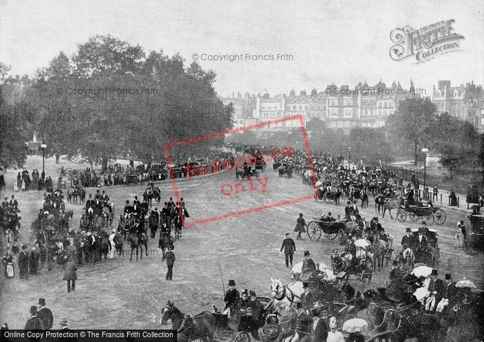 Photo of London, Inside The Gates At Hyde Park Corner c.1895