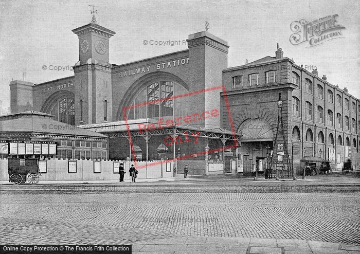 Photo of London, King's Cross Station c.1895