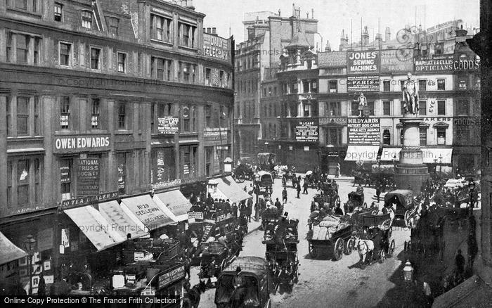 Photo of London, King William Street c.1895