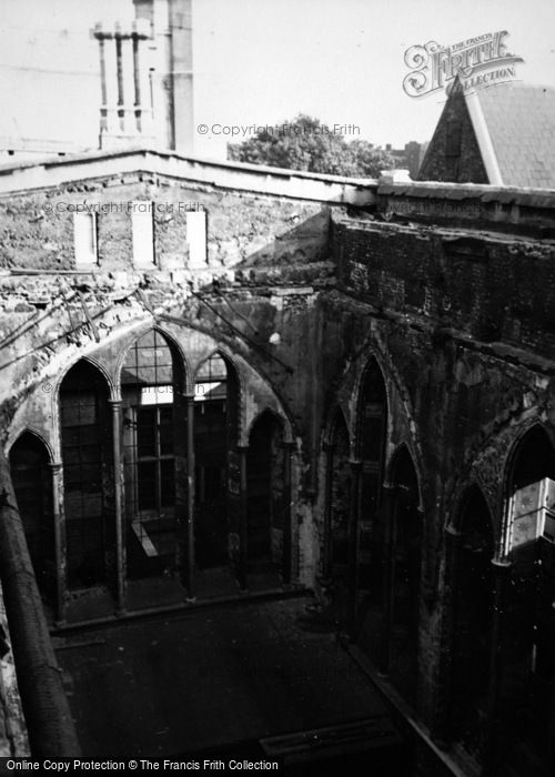 Photo of London, Lambeth Palace Chapel, Before Restoration From War Damage c.1950