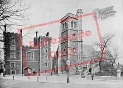 Lambeth Palace, The Gateway And St Mary's Church c.1895, London