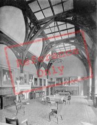 Lambeth Palace, The Guard Room c.1895, London
