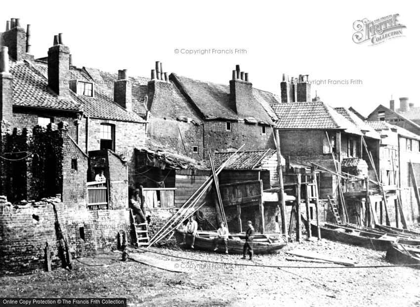 London, Lambeth Riverside c1880