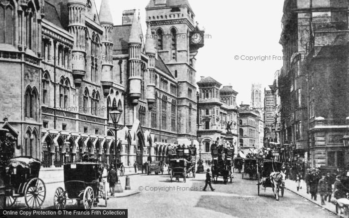 Photo of London, Law Courts c.1890
