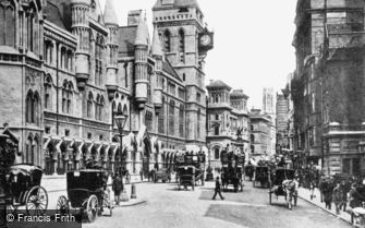 London, Law Courts c1890