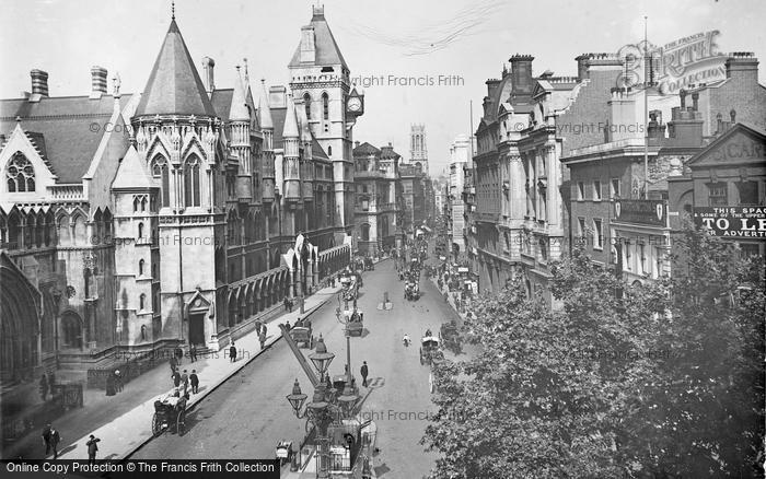Photo of London, Law Courts, Strand c.1900