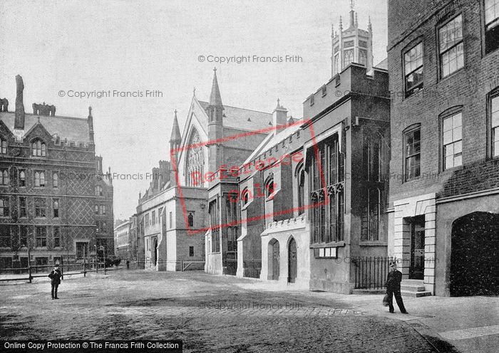 Photo of London, Lincoln's Inn, The Chapel c.1895