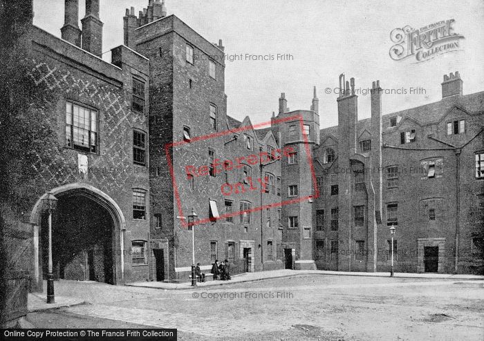 Photo of London, Lincoln's Inn, The Old Gateway, From The Courtyard c.1895