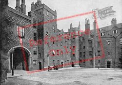 Lincoln's Inn, The Old Gateway, From The Courtyard c.1895, London