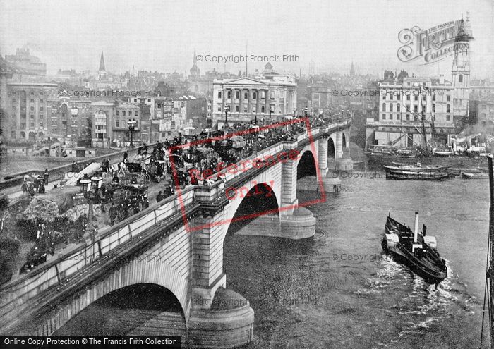 Photo of London, London Bridge c.1895
