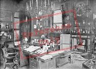 Marlborough House, The Price Of Wale's Study c.1895, London
